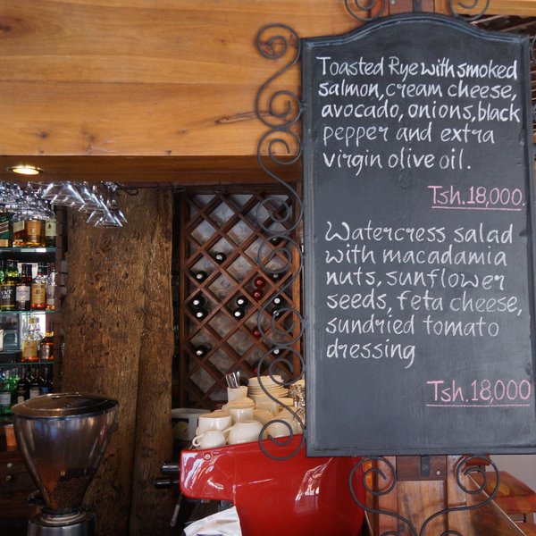 …which offers interesting snacks and light meals.