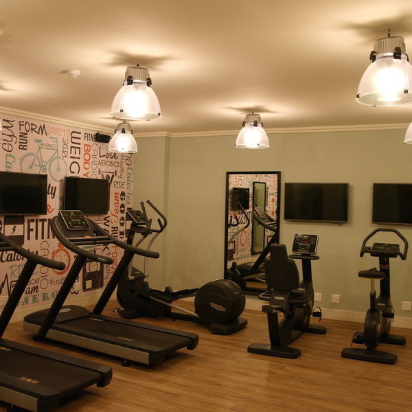 There is also a well-equipped gym and after your workout…