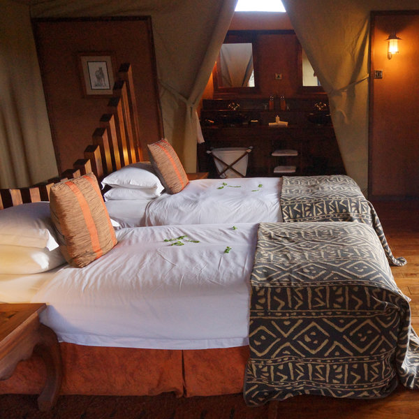 … a comfortable double bed or twin beds.