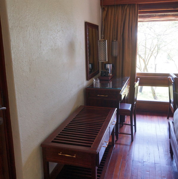 The large windows offer nice views as well.
