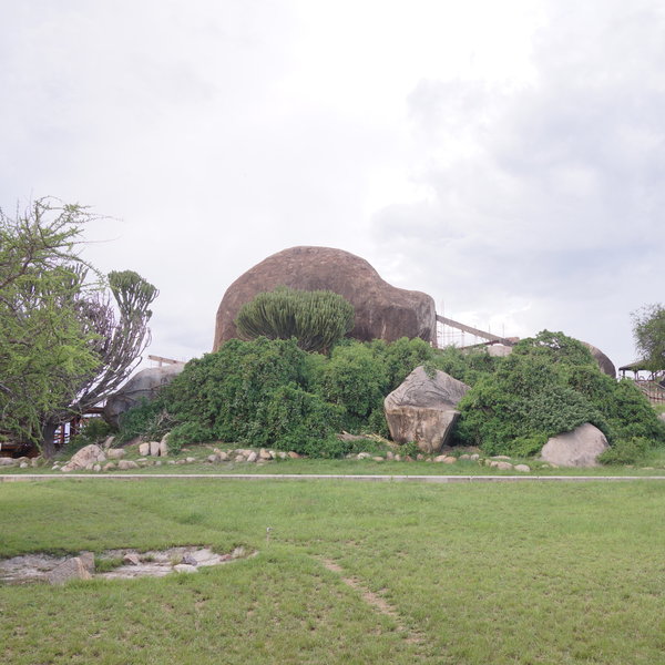 It’s built next to an enormous kopje that is sometimes used for sundowners.