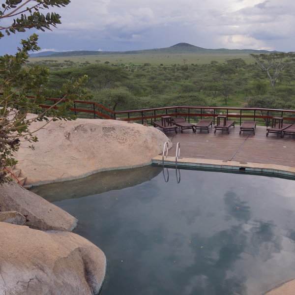 …and a well-sized swimming pool carved out of the rock of a kopje.