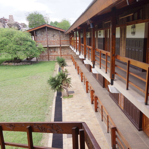 The 78 rooms at Seronera Wildlife Lodge are set around a courtyard…