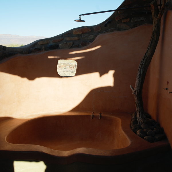 ...and outdoor showers.