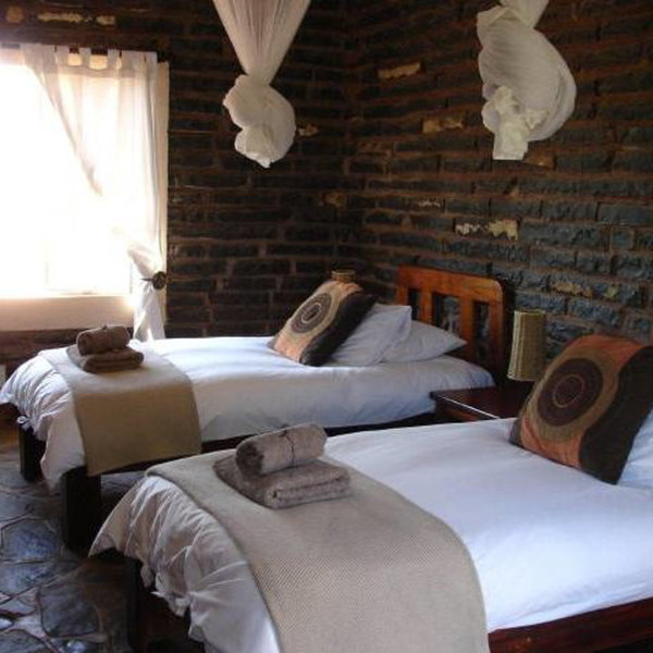 It offers simple accommodation...