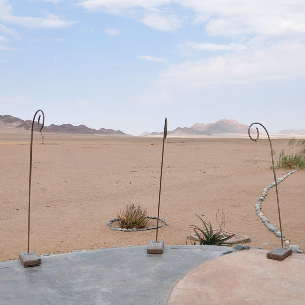 There are some great views of the desert...