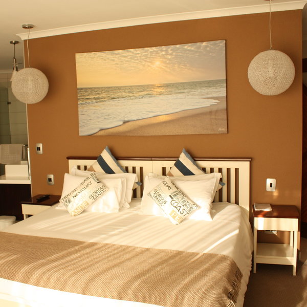 The rooms are tastefully decorated in relaxing neutral tones...