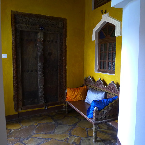 The historical furniture gives this place an individual character.