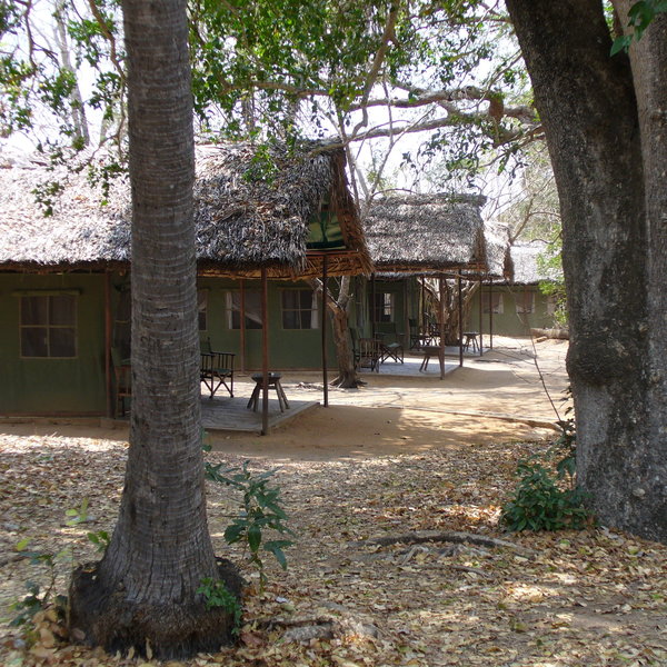 Each tent has a veranda.