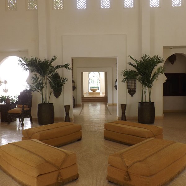 As it's a luxury resort, Baraza is very spacious...