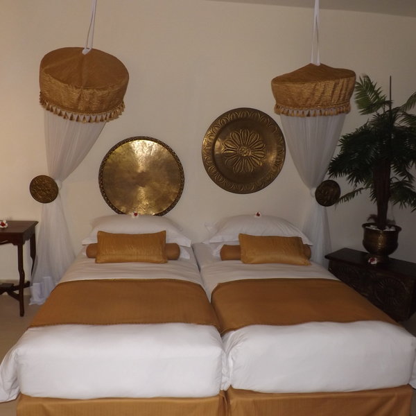 The rooms offer a very comfortable beds...