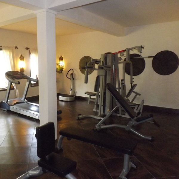 ...and a small gym to be active...