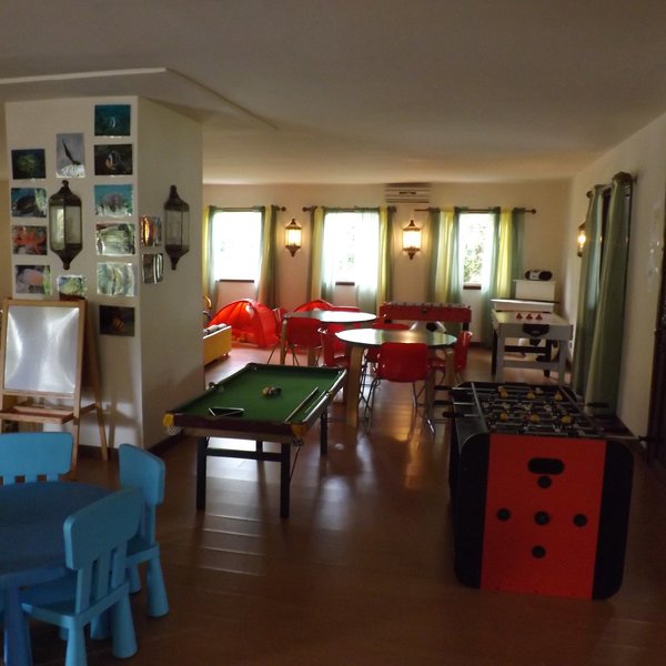 ...while children can enjoy the large children's club.