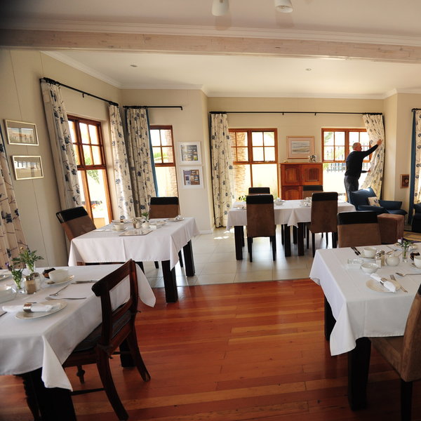 The open plan dining area...