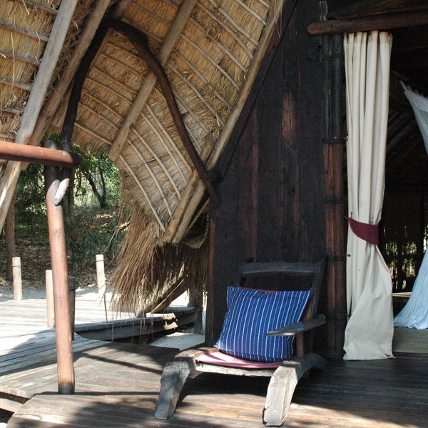 ...with a small verandah outside...