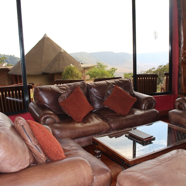 The lounge area is comfortable and homely...