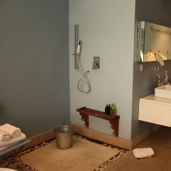 an open rain shower....