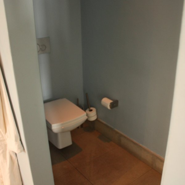 and a separate toilet.