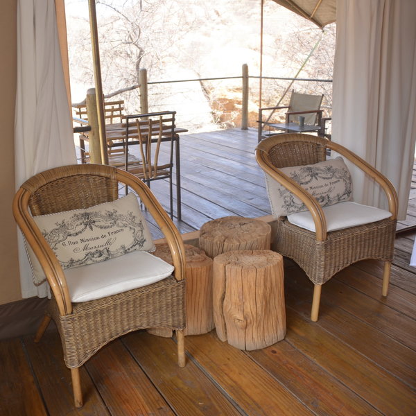 Each room has comfortable chairs...