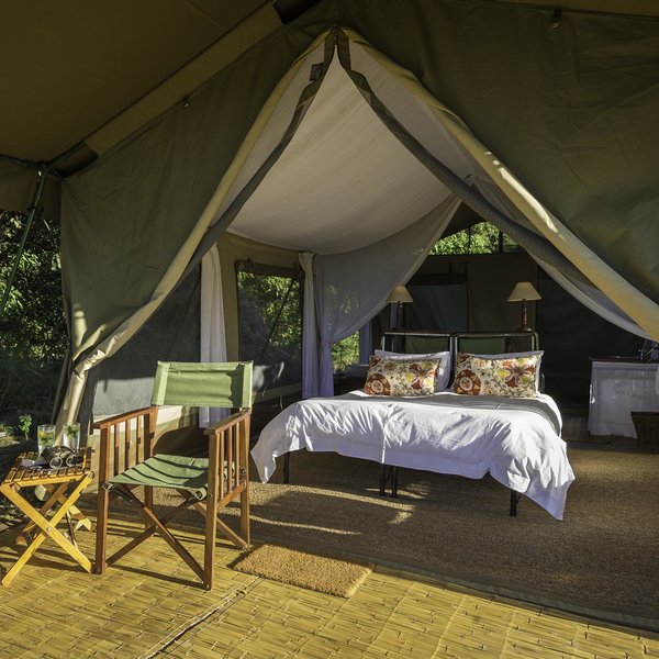 John's Camp is the newest property in Zimbabwe's Mana Pools National Park.
