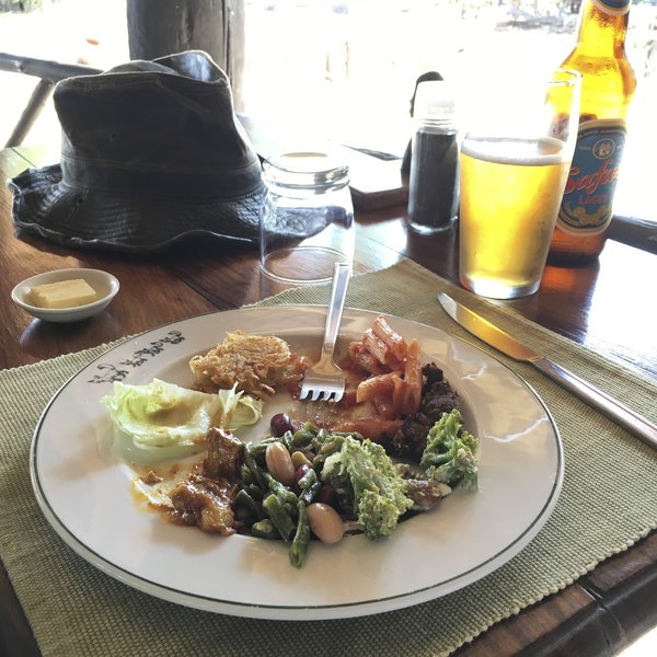 …but we found the food appetising and varied.