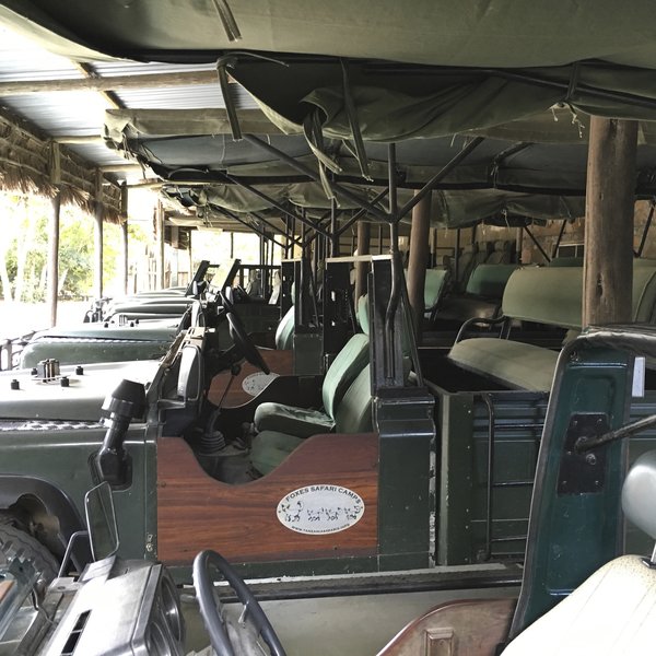 Rufiji River Camp's fleet of game drive vehicles ranges from old warhorses…