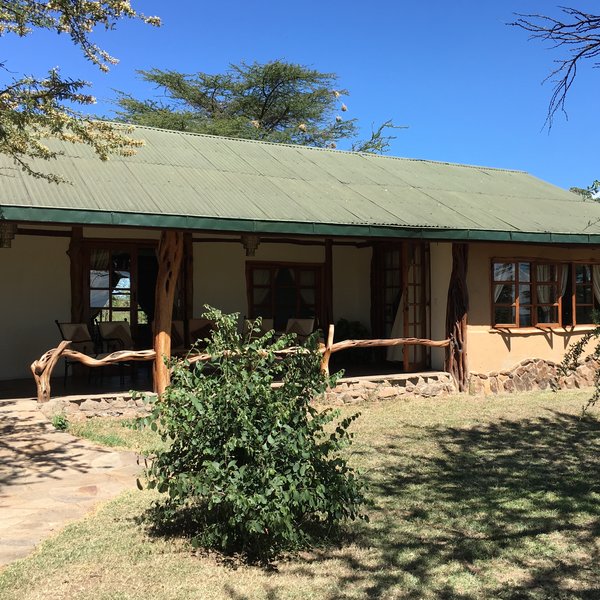The house is an unassuming bungalow from the outside…