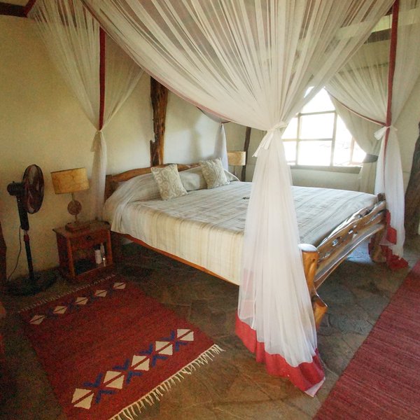…the main double bedroom is welcoming…
