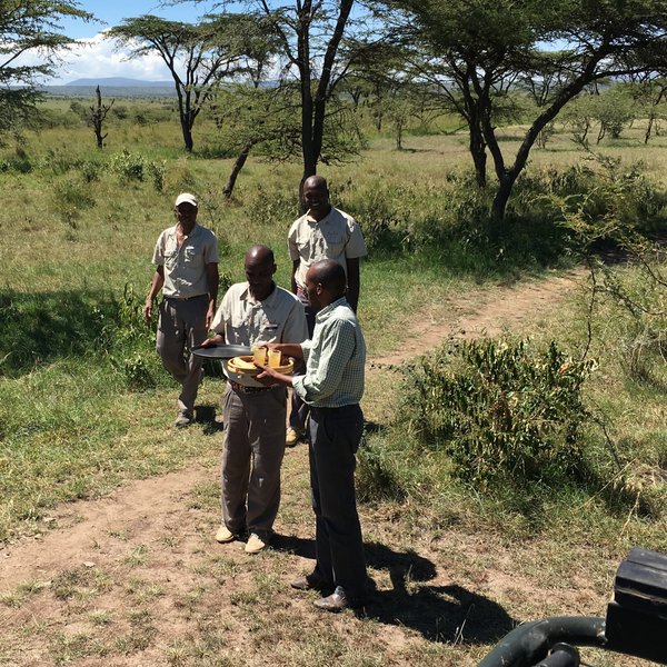 You're met on arrival by the Topi House staff.
