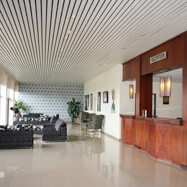 With smart interiors the hotel attracts a distinctly business clientele but also tourists of Kigali