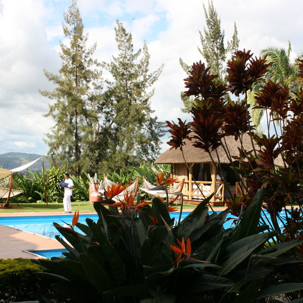 ...which is set amongst beautiful tropical gardens.