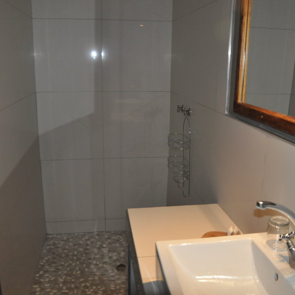 ...with a walk-in shower.