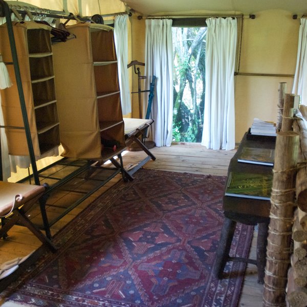 There is also ample storage space for luggage and clothes.