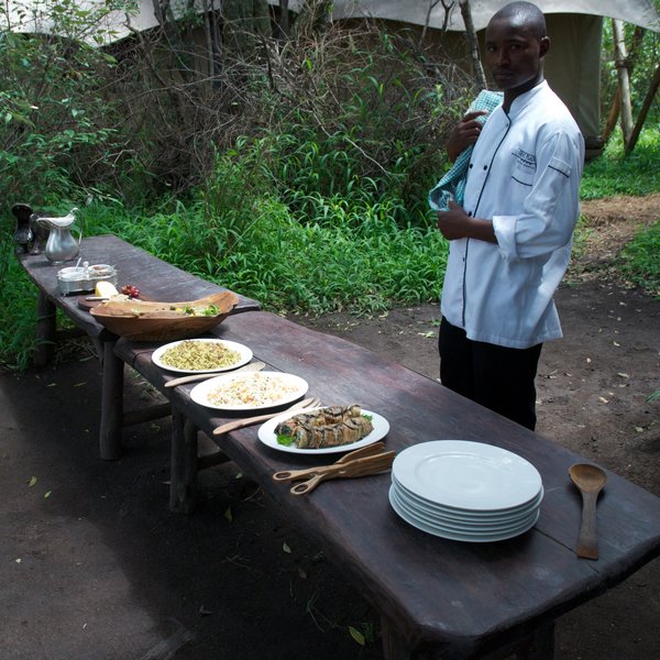Open-air dining is possible, too.