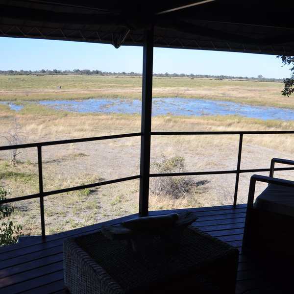 ...that offers fantastic views over the Nkasa Rupara National Park.