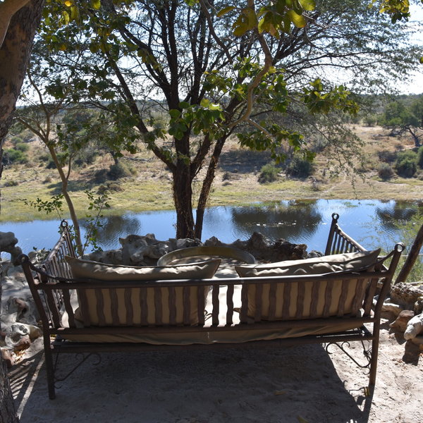 Emphasis is on relaxing and watching the wildlife passing below...