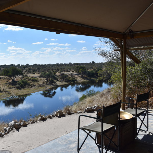 ...with private views of the water below and the national park on the opposite bank.