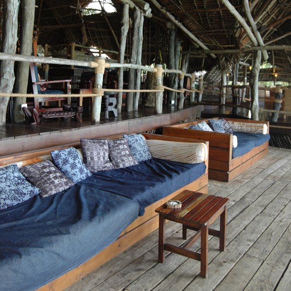 ... or relax on one of the many cosy sofas.