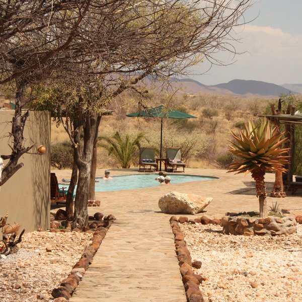 ...and a pool to cool off in.