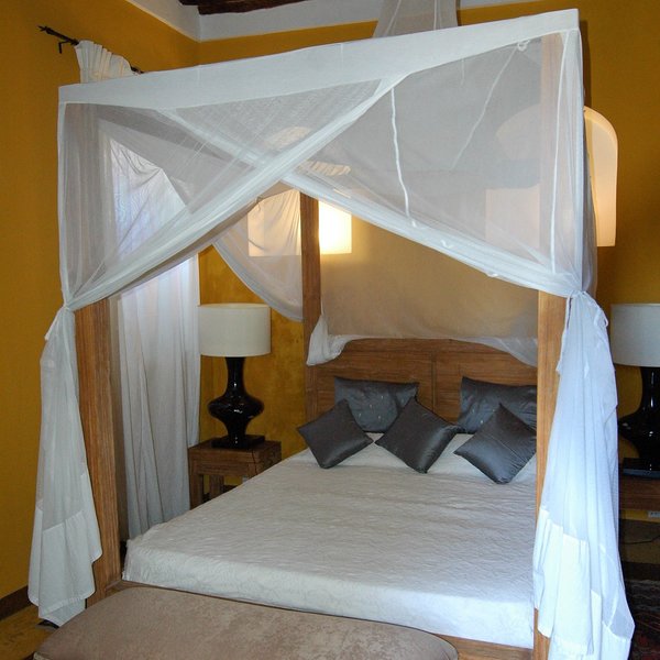 The rooms all have air conditioning and mosquito nets to ensure a comfortable stay.