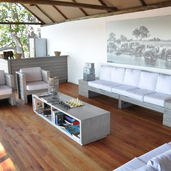 ...with a number of shaded lounge areas...