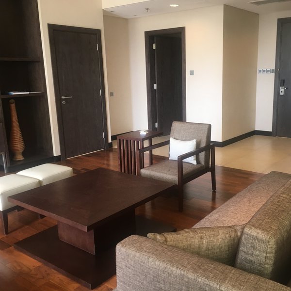 The luxurious suites even have their own private lounge.