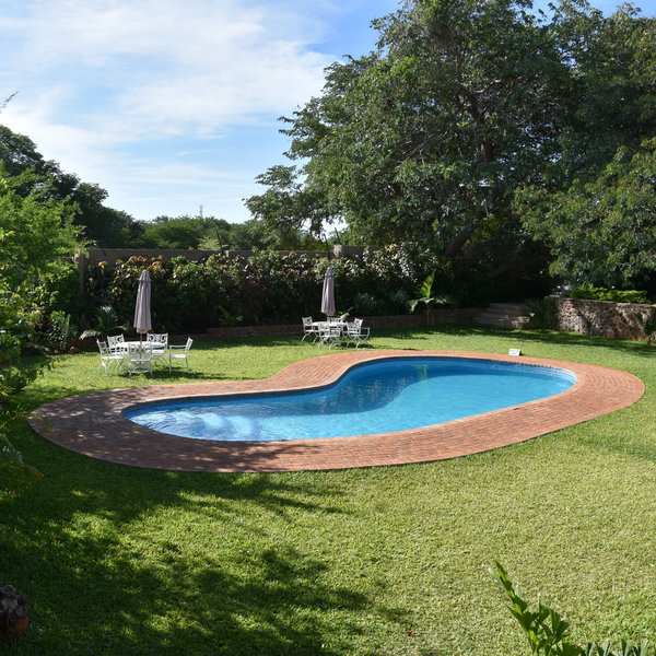 ...and a crystal clear pool.