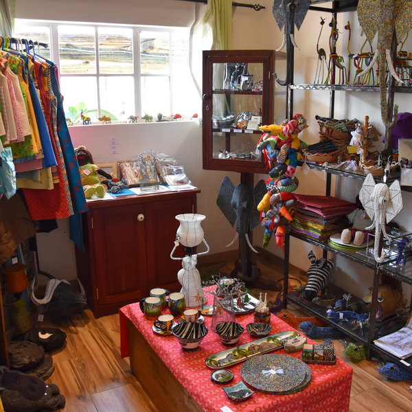 And beside reception there is a delightful and well stocked curio shop.