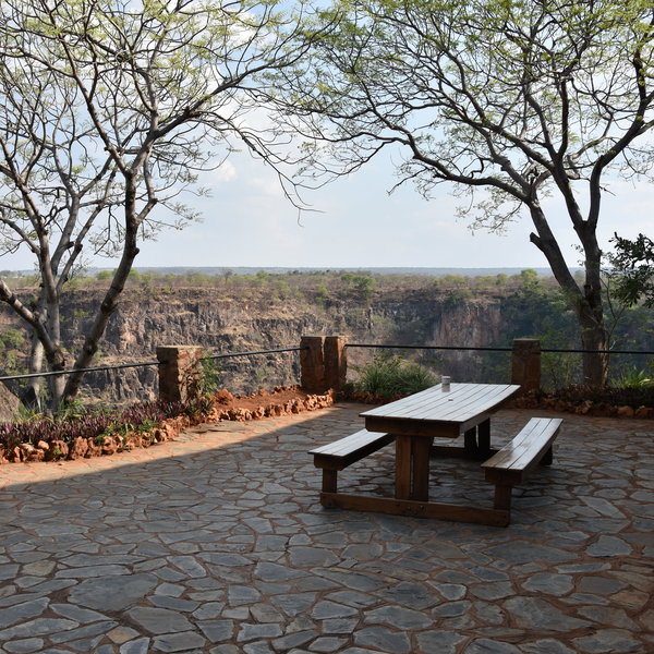 ...overlooking a viewing terrace...