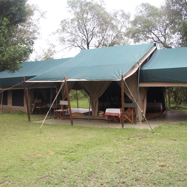 There is also an incredibly spacious, interconnected family tent...