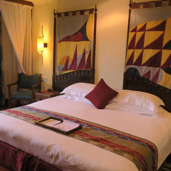 ...with comfortable beds in double...