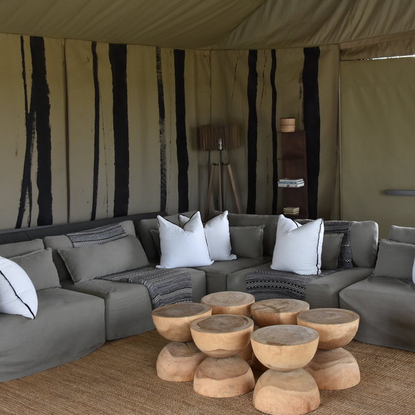 ...dominated by greys and greens with plenty of canvas wood and grass-work adding texture.