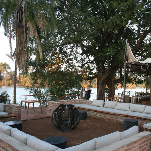 … and on cooler evenings, enjoy digestifs by the fireplace.