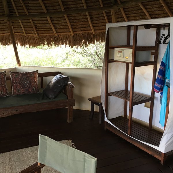 …with simple furnishings…